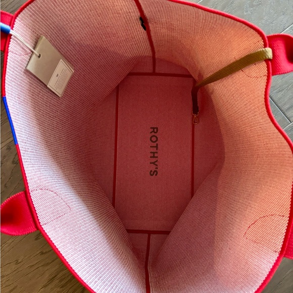 Rothy's The Lightweight Tote Poppy NWT - Picture 3 of 6